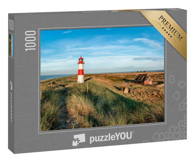 Puzzle 1000 Teile „Leuchtturm List auf Sylt, Schleswig-Holstein, Deutschland“