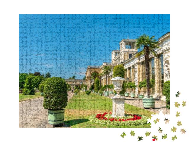 Puzzle 1000 Teile „Orangerieschloss, Park Sanssouci, Potsdam, Brandenburg, Deutschland“