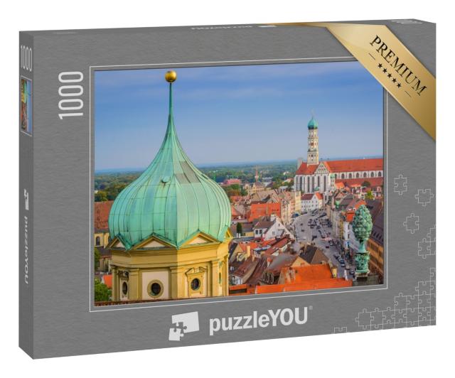 Puzzle 1000 Teile „Die Kathedralen von Augsburg, Deutschland“