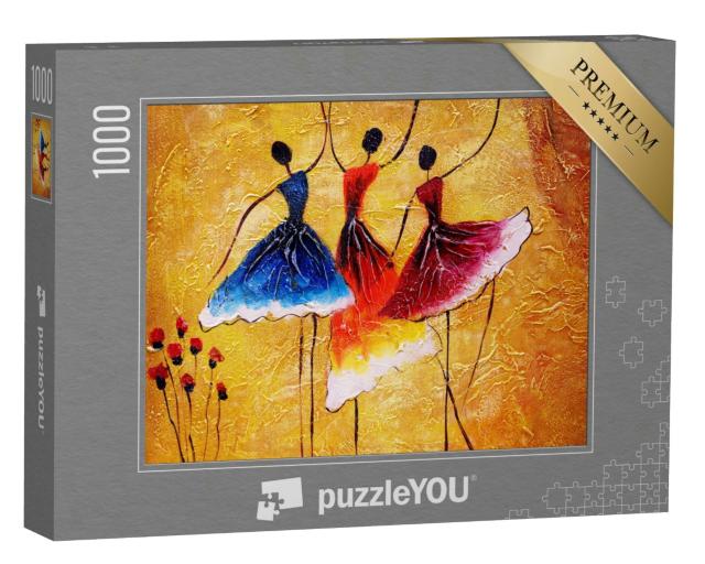 Puzzle 1000 Teile „Ölgemälde: Spanischer Tanz“