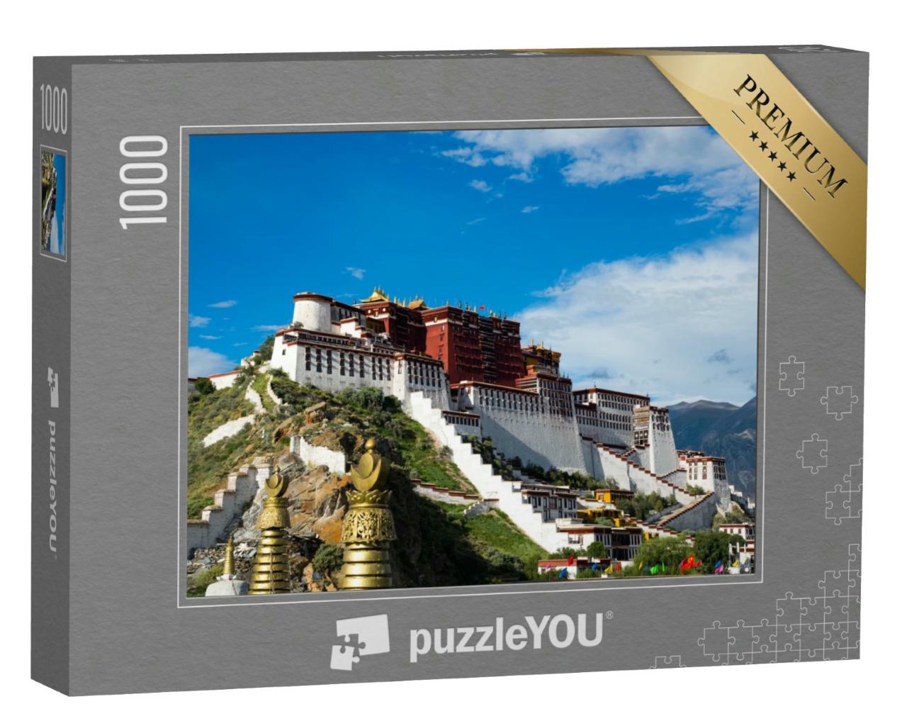 Puzzle 1000 Teile „Potala-Palast in Lhasa, Tibet: UNESCO-Weltkulturerbe der Autonomen Region Tibet“