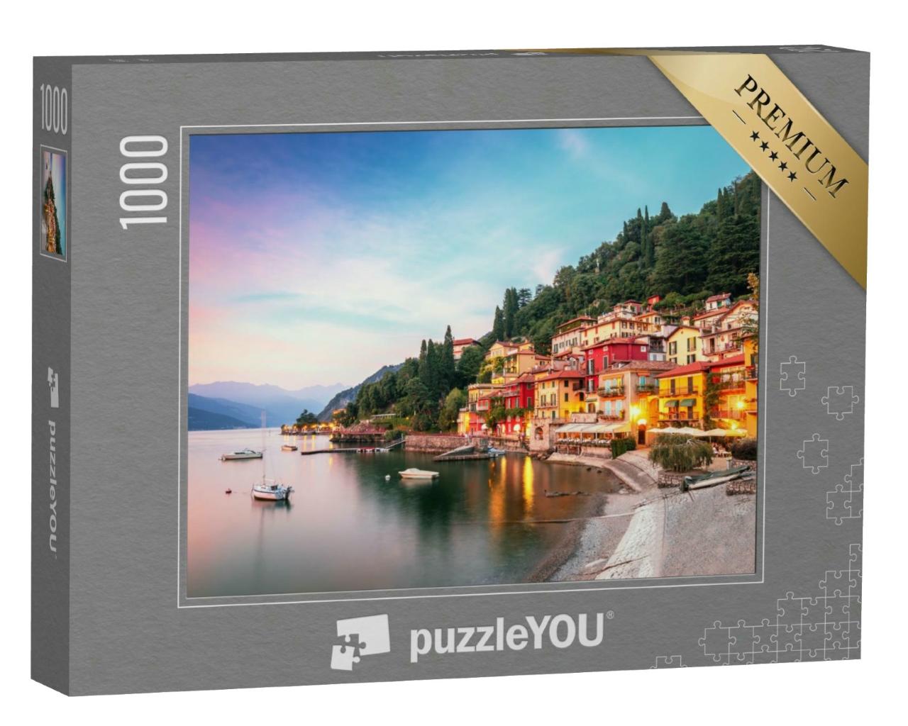 Puzzle 1000 Teile „Bezauberndes Varenna am Comer See, Italien“