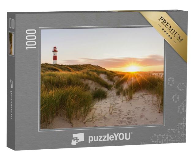 Puzzle 1000 Teile „Leuchtturm auf Sylt, Schleswig-Holstein, Deutschland“