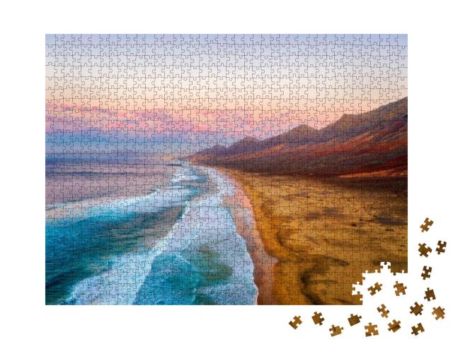 Puzzle 1000 Teile „Strand von Cofete an der Südspitze Fuerteventuras“