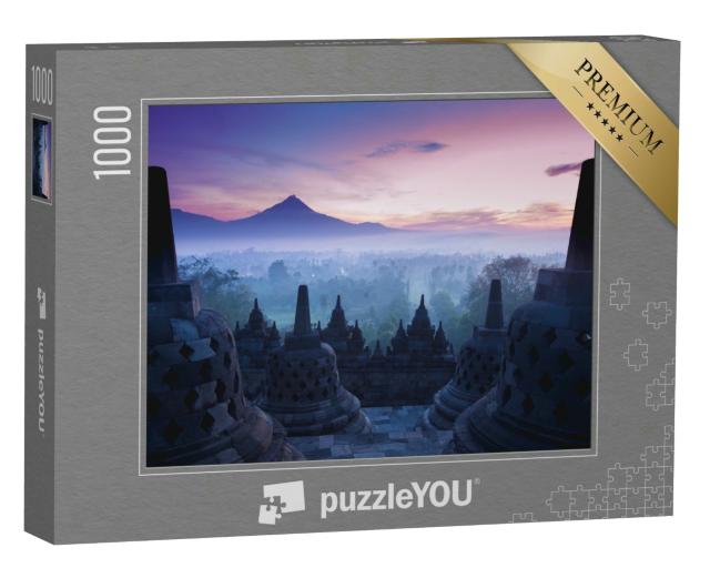 Puzzle 1000 Teile „Borobudur-Tempel, Yogyakarta, Java, Indonesien“