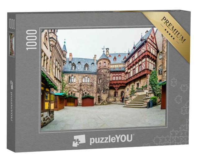 Puzzle 1000 Teile „Schloss Wernigerode, Sachsen-Anhalt, Deutschland“