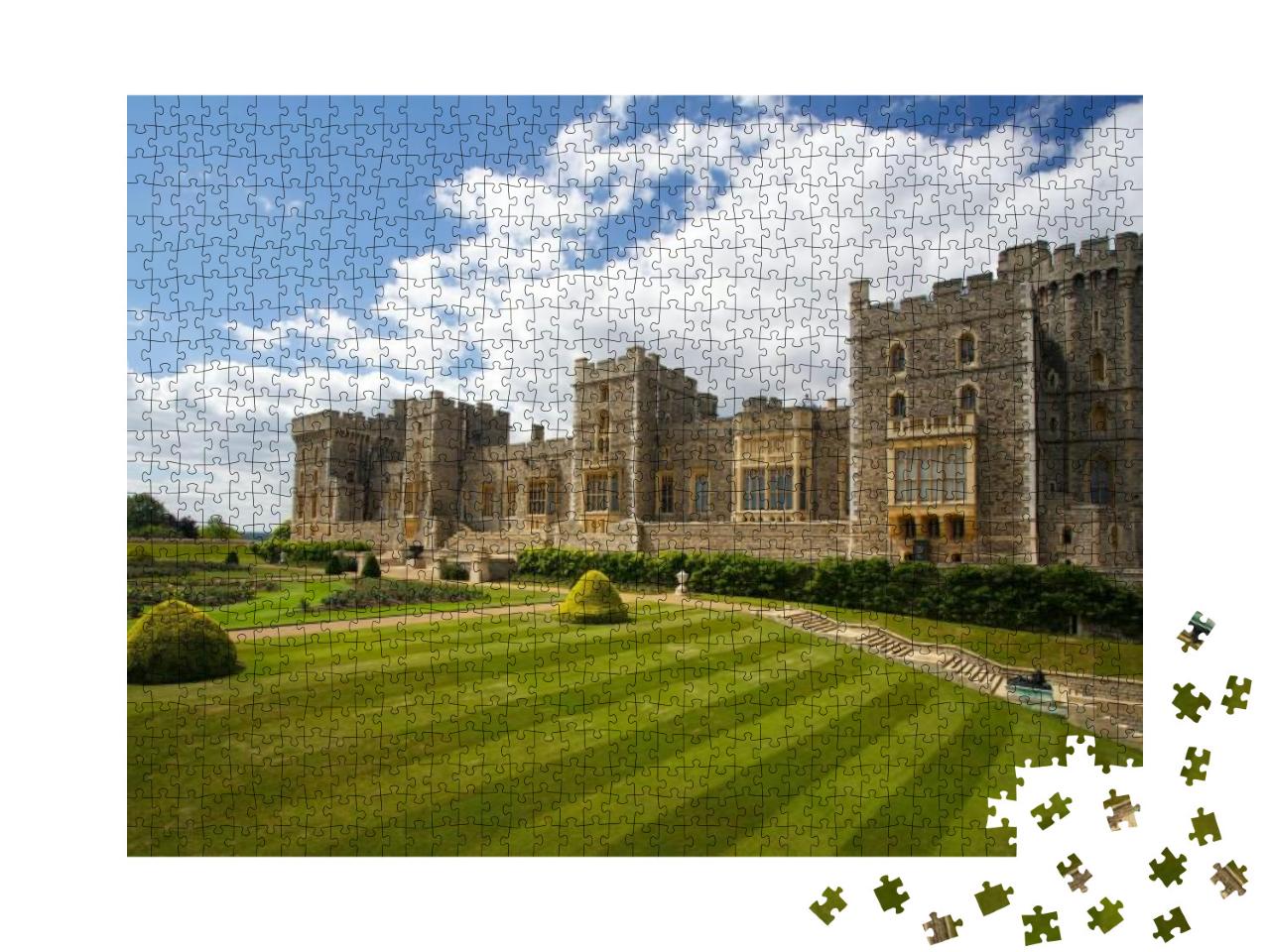 Puzzle 1000 Teile „Das eindrucksvolle Schloss Windsor bei London, Vereinigtes Königreich“