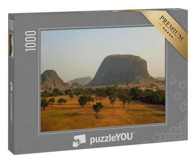 Puzzle 1000 Teile „Mächtiger Zuma Rock, Niger State, Nigeria“