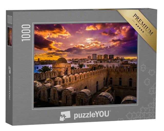 Puzzle 1000 Teile „Maurn der Festung von Ribat von Sousse, Tunesien“
