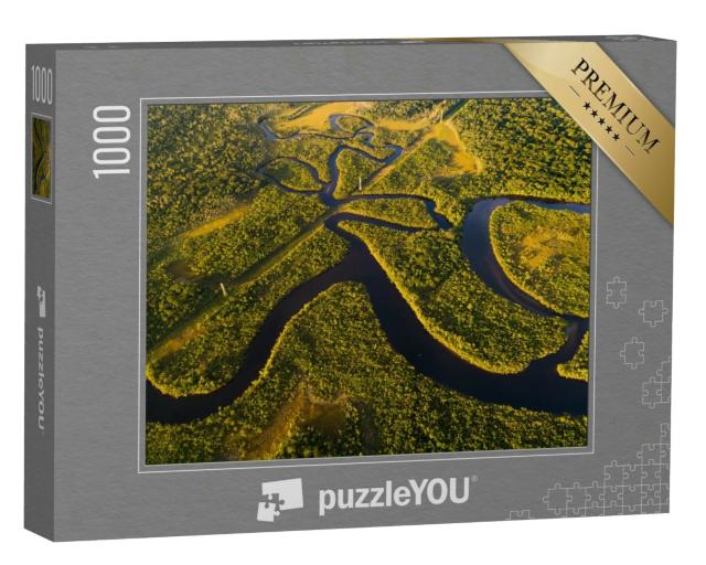 Puzzle 1000 Teile „Vogelperspektive vom Amazona-Regenwald in Brasilien“