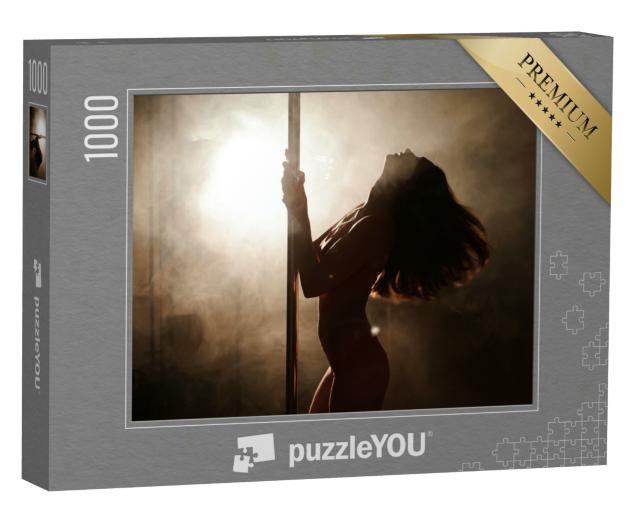 Puzzle 1000 Teile „Voller Leidenchaft: Pole Dance, der Tanz an der Stange“