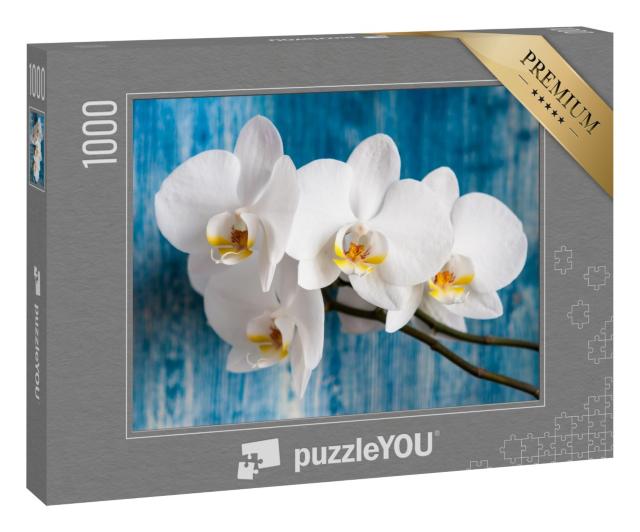 Puzzle 1000 Teile „Weiße Orchidee“