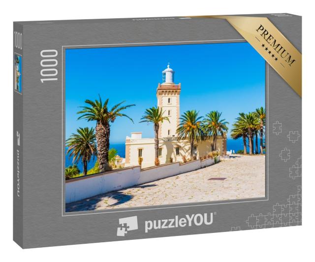 Puzzle 1000 Teile „Leuchtturm von Cap Spartel, Marokko“