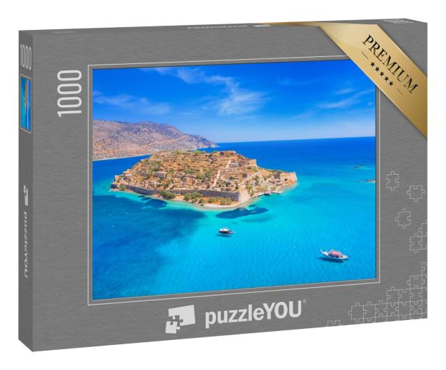 Puzzle 1000 Teile „Insel Spinalonga im Golf von Elounda, Kreta“