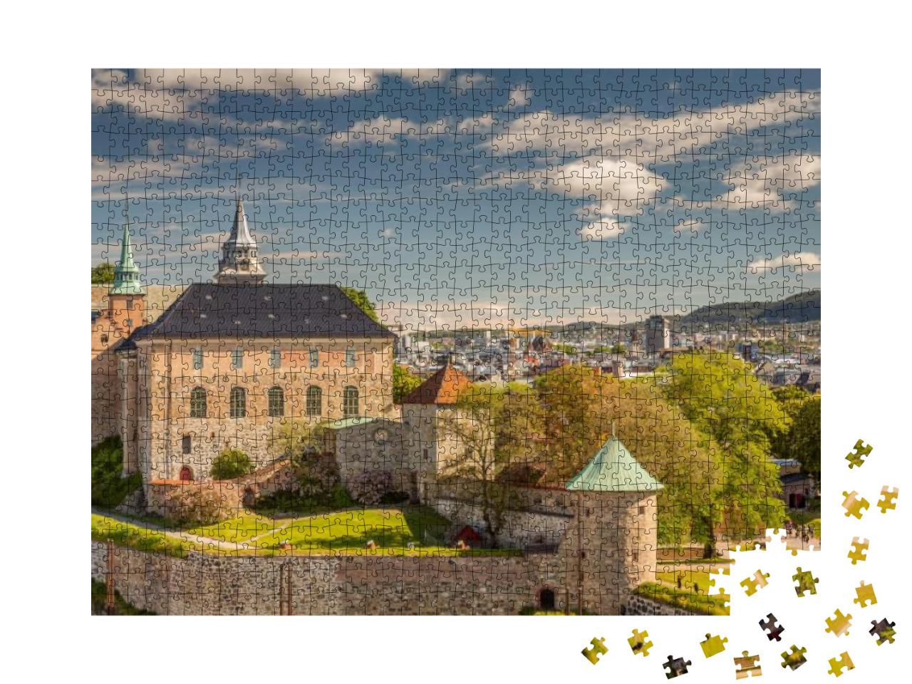 Puzzle 1000 Teile „Akershus Festung, Oslo, Norwegen“