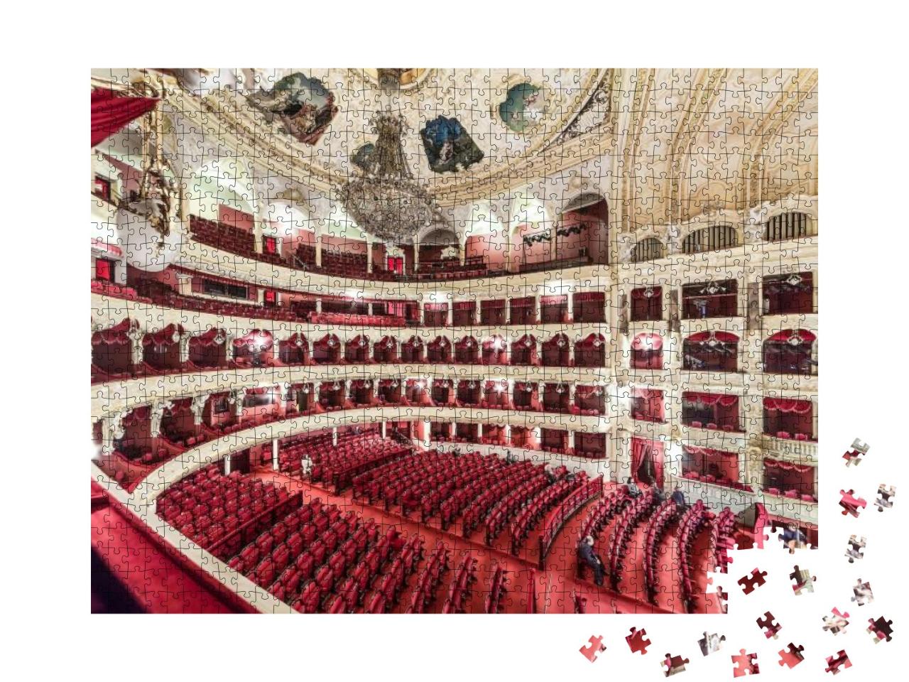Puzzle 1000 Teile „Das Nationale Akademische Opern- und Balletttheater von Odessa“