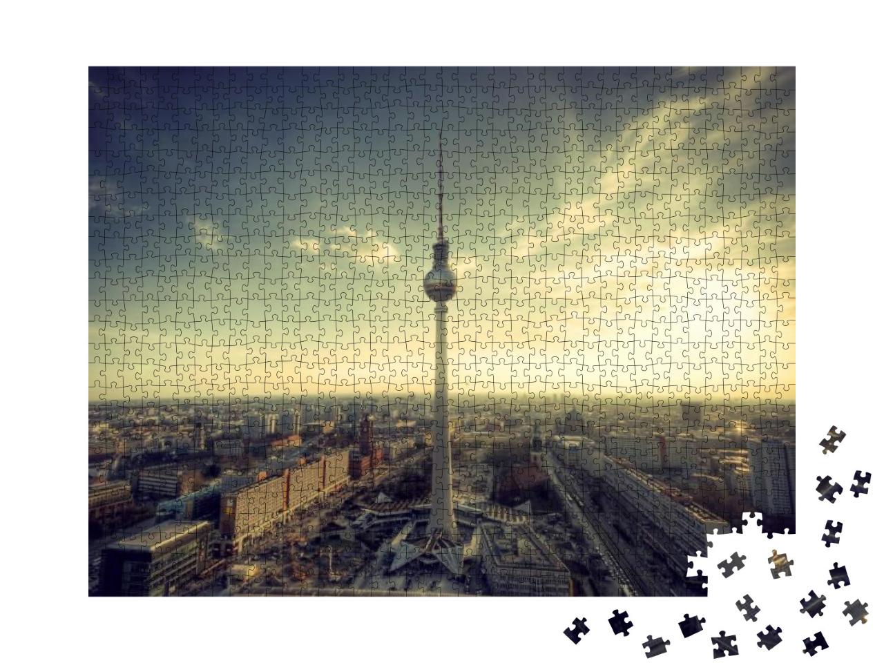 Puzzle 1000 Teile „Berlin am Abend“