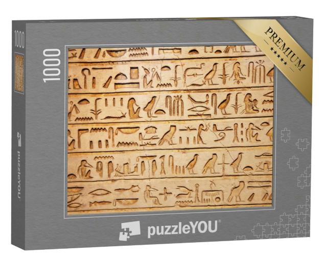 Puzzle 1000 Teile „Altägyptische Hieroglyphen“