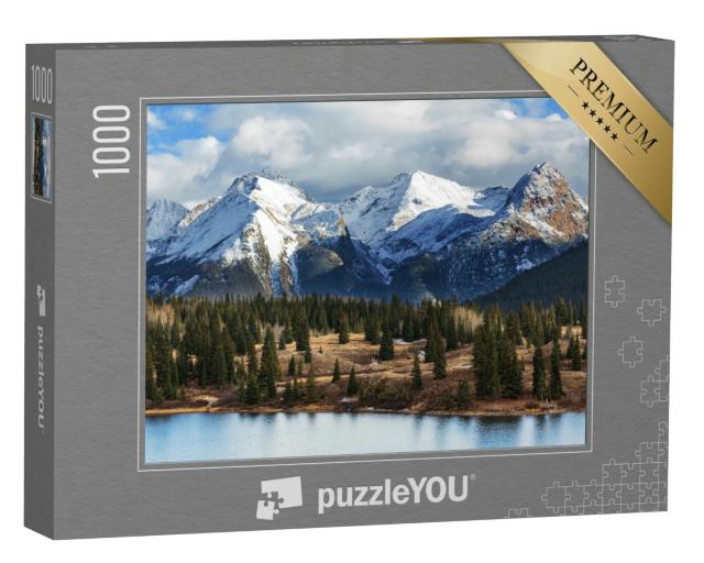 Puzzle 1000 Teile „Berglandschaft der Colorado Rocky Mountains, USA“
