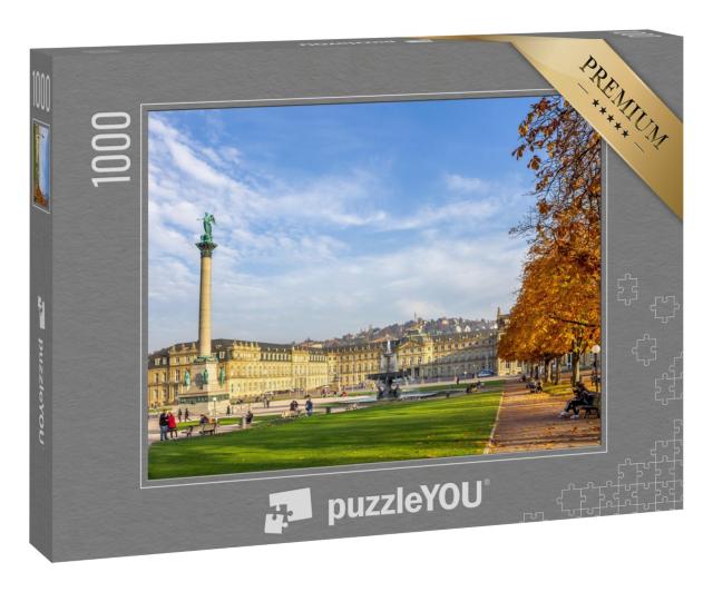 Puzzle 1000 Teile „Schlosslatz, Stuttgart“