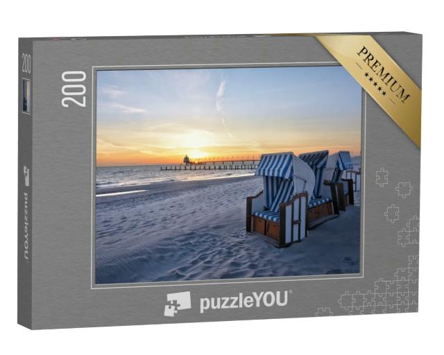 Puzzle 200 Teile „Strand des Ostseebades Zingst“