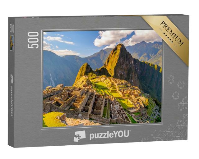 Puzzle 500 Teile „Peru, Südamerika: Machu Picchu, UNESCO-Weltkulturerbe“