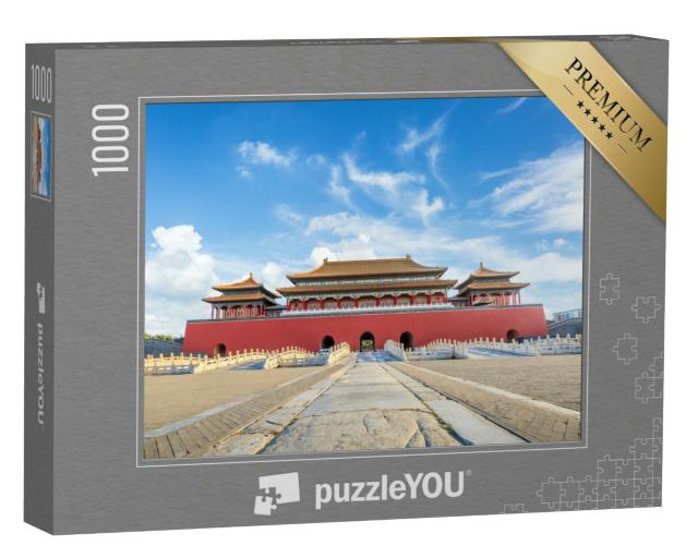 Puzzle 1000 Teile „Aie alten Königspaläste der Verbotenen Stadt, Peking, China“