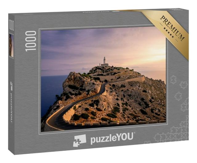 Puzzle 1000 Teile „Leuchtturm am Kap Formentor auf Mallorca“