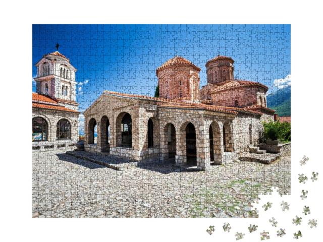 Puzzle 1000 Teile „Kloster St. Naum bei Ohrid in Mazedonien“