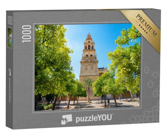 Puzzle 1000 Teile „Berühmter Glockenturm der Mezquita-Moschee in Córdoba, Andalusien“