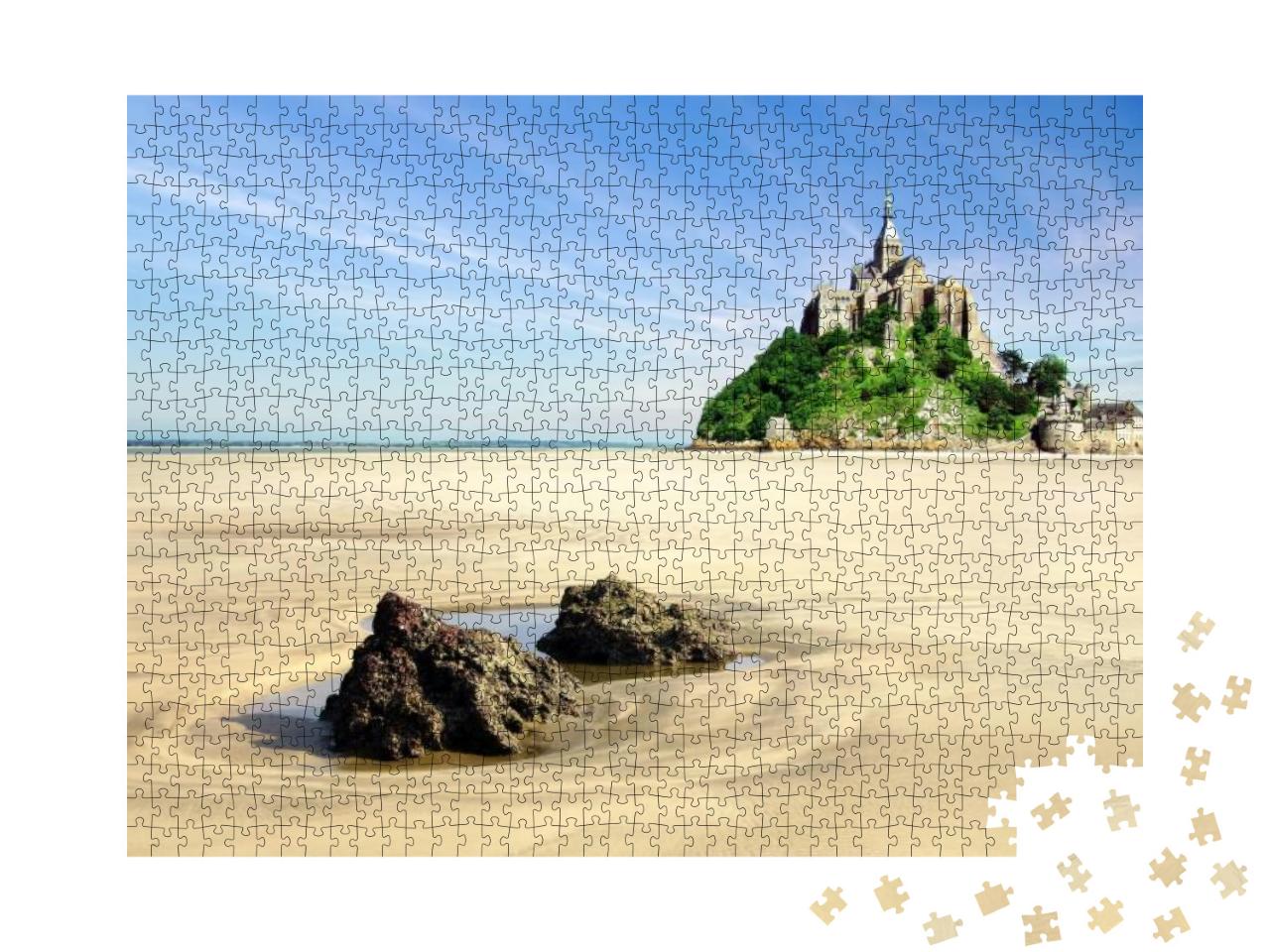 Puzzle 1000 Teile „Mont Saint Michel, Normandie“