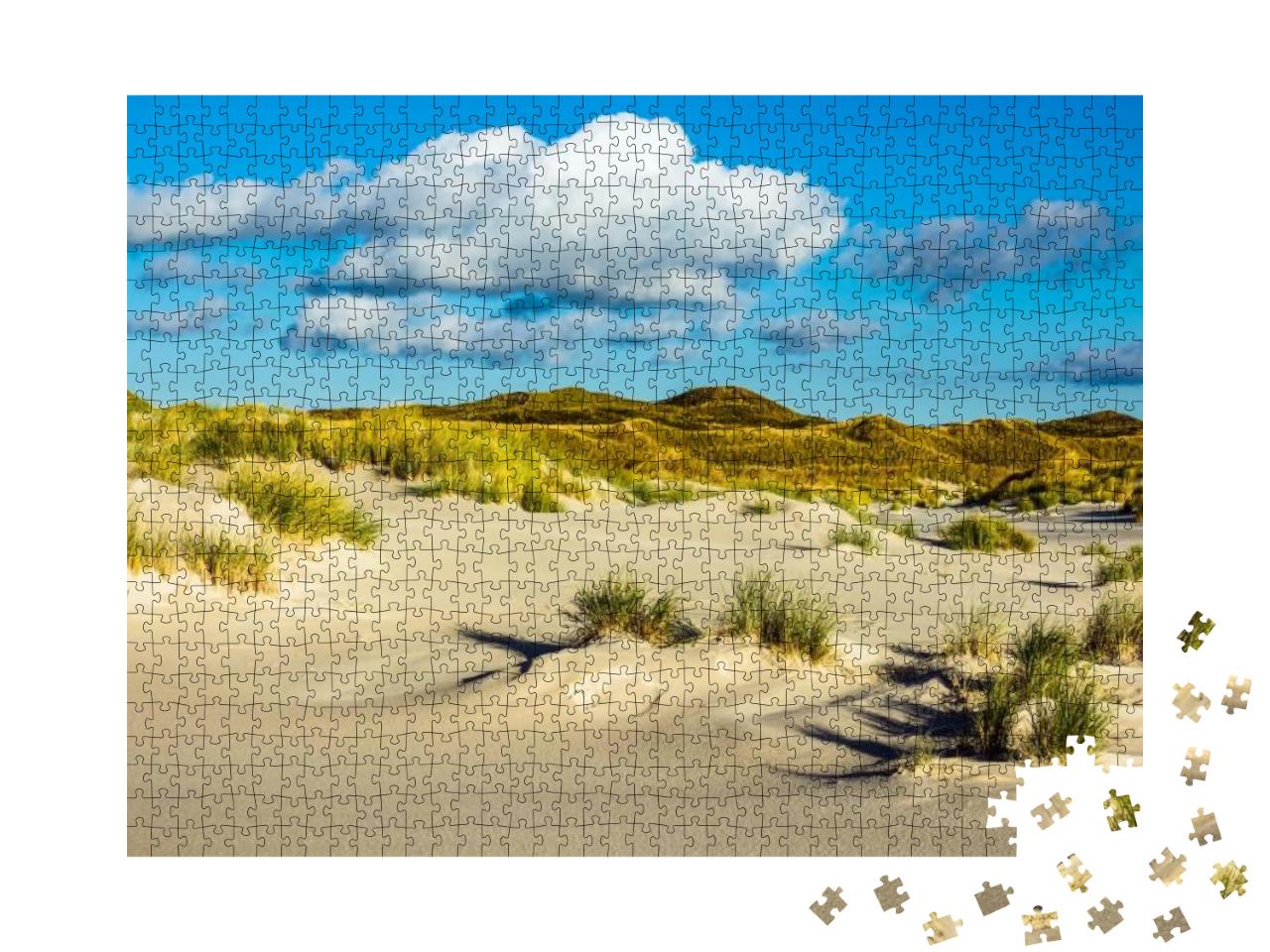 Puzzle 1000 Teile „Dünen auf der Nordseeinsel Amrum, Deutschland“