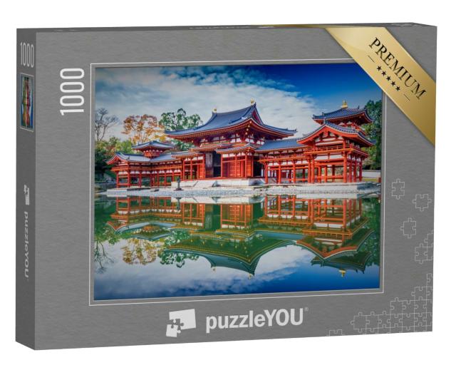 Puzzle 1000 Teile „UNESCO-Weltkulturerbe: Byodo-Tempel in Kyoto, Japan“