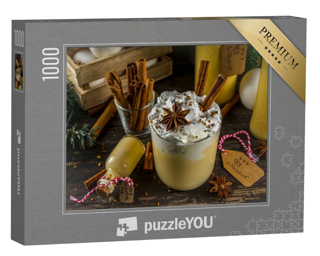 Puzzle 1000 Teile „Bombardino, ein winterlicher Cocktail“