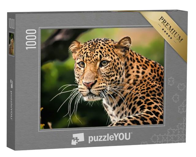 Puzzle 1000 Teile „Das Porträt des Javaleoparden“