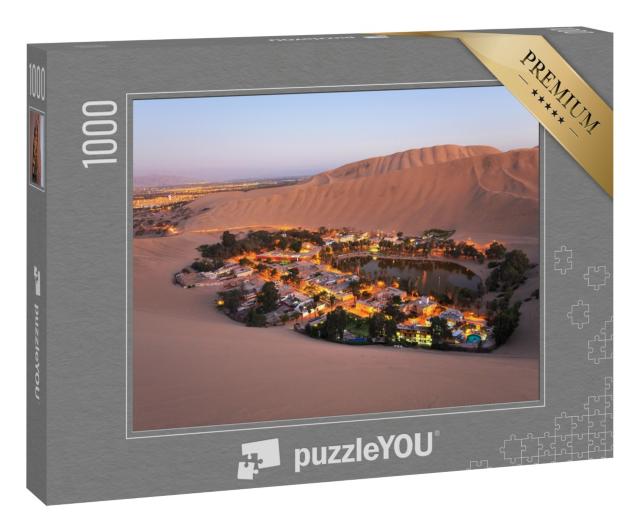 Puzzle 1000 Teile „Atacamawüste, Oase von Huacachina, Peru“