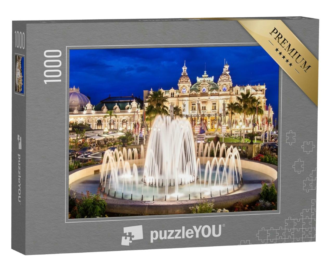 Puzzle 1000 Teile „Das Monte Carlo Casino, Wahrzeichen von Monaco“