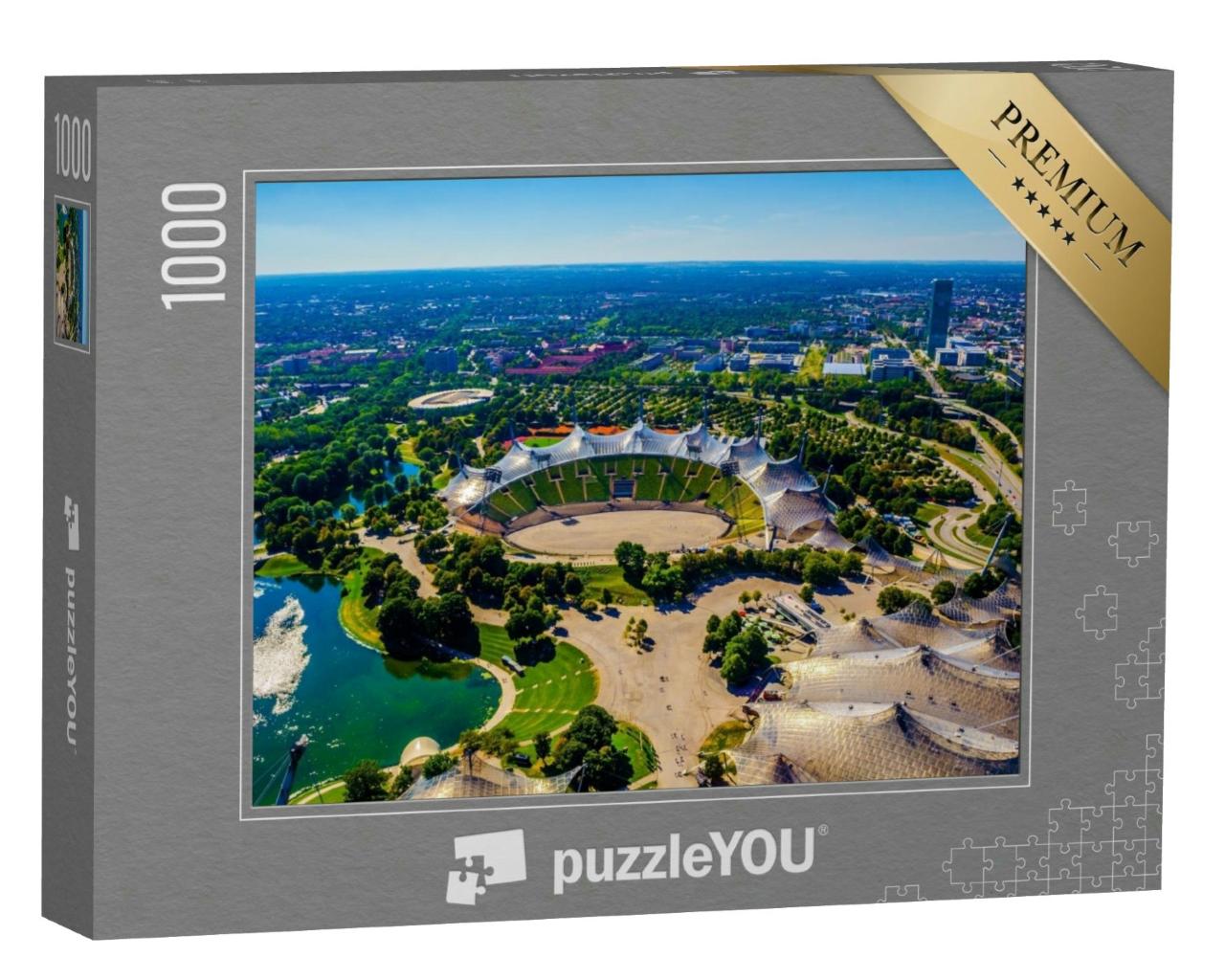 Puzzle 1000 Teile „Olympiastadion München, in dem 1972 die Olympischen Spiele stattfanden“