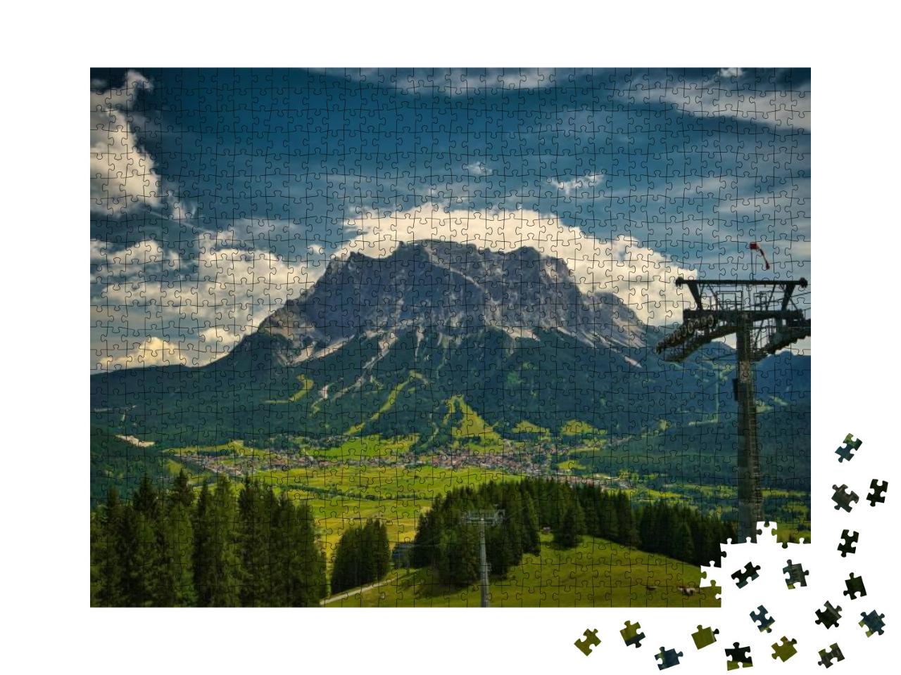 Puzzle 1000 Teile „Zugspitze, Bayern, Deutschland“