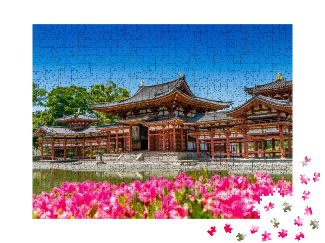 Puzzle 1000 Teile „Byodoin-Tempel, UNESCO-Weltkulturerbe, Kyoto, Japan“
