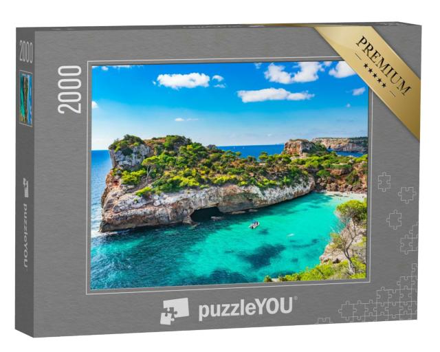Puzzle 2000 Teile „Strand von Mallorca, Spanien, Mittelmeer“