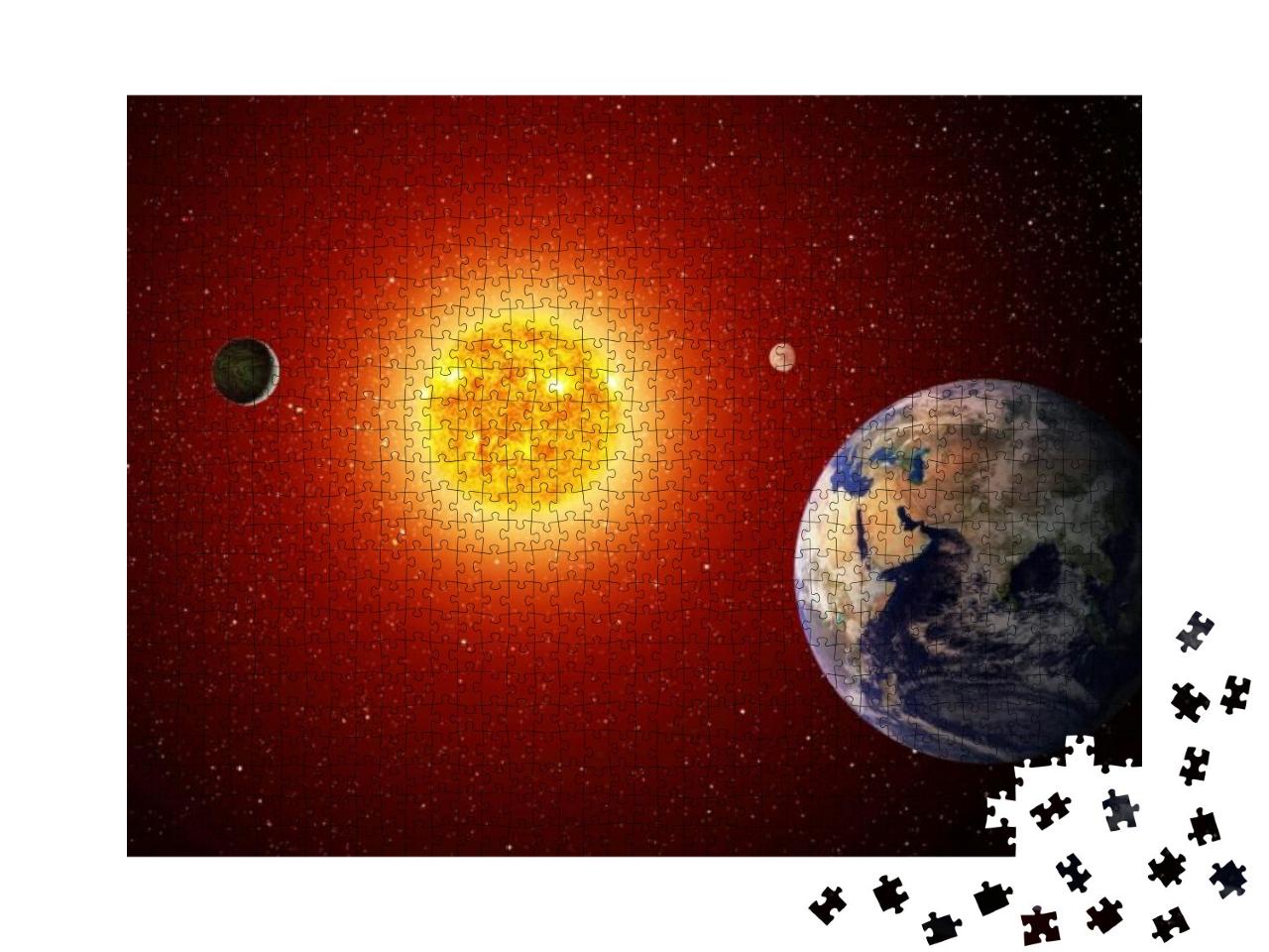 Puzzle 1000 Teile „Sonnensystem“