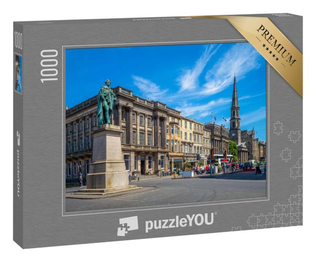 Puzzle 1000 Teile „George Street in Edinburgh, Schottland“