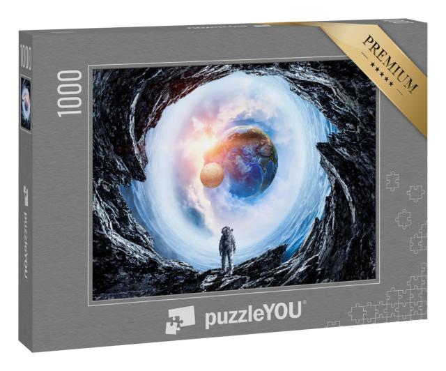 Puzzle 1000 Teile „Weltraum und Astronaut“