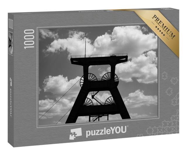 Puzzle 1000 Teile „Alter Zechenturm aus dem Ruhrgebiet“