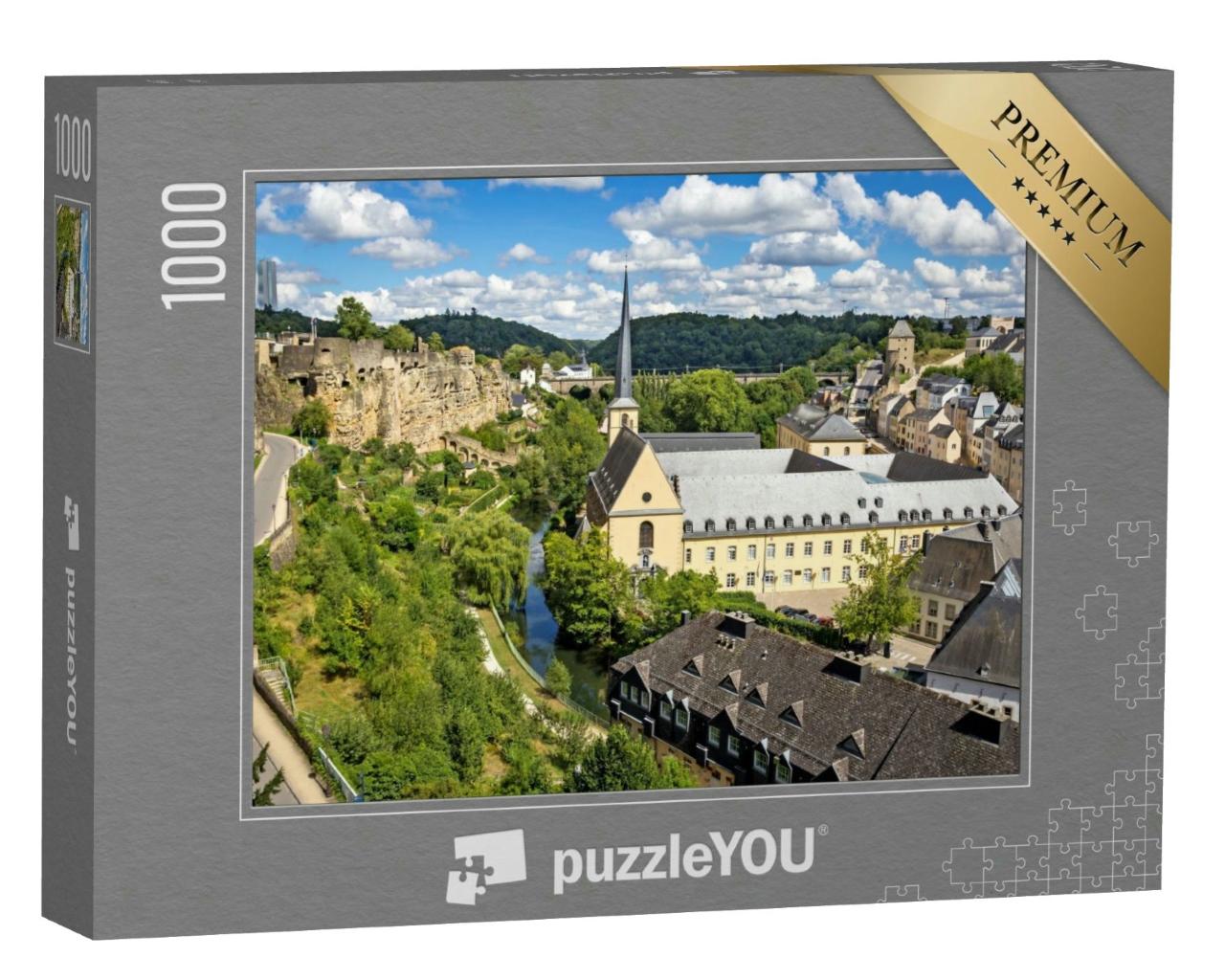 Puzzle 1000 Teile „Sonniger Sommertag in Luxemburg“