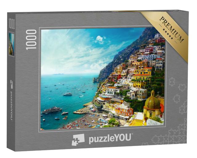 Puzzle 1000 Teile „Positano amalfi, Italien“