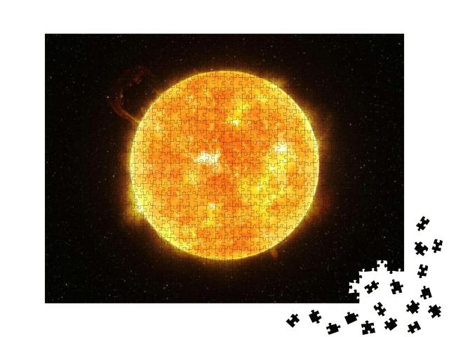 Puzzle 1000 Teile „Die Sonne. NASA-Bildmaterial“