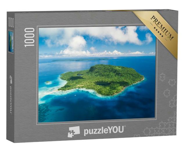 Puzzle 1000 Teile „Ein abgelegenes Inselparadies vor Santo, Vanuatu“
