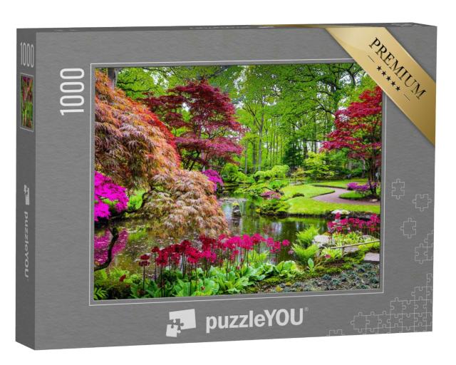 Puzzle 1000 Teile „Traditioneller japanischer Garten in Den Haag“